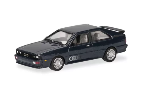 Herpa 033336-006 Audi Quattro, metál színben - Amazonaskék (H0)