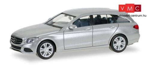 Herpa 038430-002 Mercedes-Benz C-Klasse T-Modell Avantgarde, metál színben - ezüst (H0)