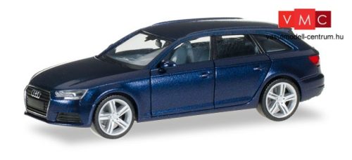 Herpa 038577-002 Audi A4 Avant, metál színben (H0) - scubakék