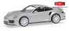 Herpa 038614-002 Porsche 911 Turbo, metál színben - ezüst (H0)