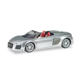   Herpa 038690-002 Audi R8 V10 Spyder metál színben - eissilber (H0)
