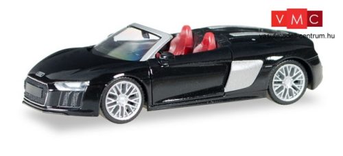 Herpa 038690 Audi R8 Spyder, metál színben - fekete (H0)