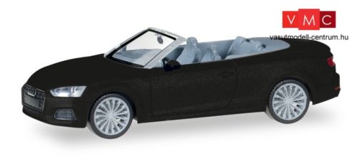 Herpa 038768 Audi A5 Cabrio, metál színben - fekete (H0)