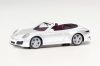 Herpa 038843-002 Porsche 911 Carrera 2 Cabrio, metál színben - fehér (H0)