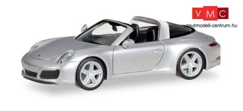 Herpa 038904 Porsche 911 Targa 4S, metál színben - ezüst (H0)