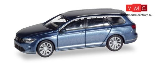 Herpa 038980 Volkswagen Passat Variant GTE E-Hybrid, metál színben - kék (H0)