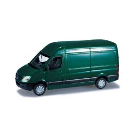   Herpa 047081-002 Mercedes-Benz Sprinter 2006, dobozos - mohazöld (H0)
