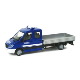 Herpa 048637 Mercedes-Benz Sprinter 2006 DoKa, platós - THW
