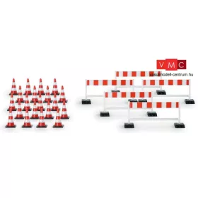   Herpa 052566 Közúti terelőkorlátok és terelőkúpok (bólyák) (H0)
