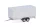 Herpa 052627-005 PKW-Planenanhänger 2achs weiß