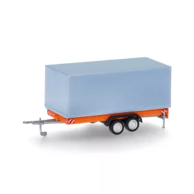 Herpa 055468 Tandem-ponyvás utánfutó (H0)