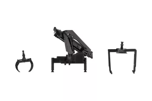 Herpa 055499 Hiab X-HIPRO teherautódaru, kiegészítőkkel - fekete (H0)