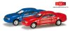 Herpa 065146-002 Mercedes-Benz CLK (2 db) - kék/piros (N)