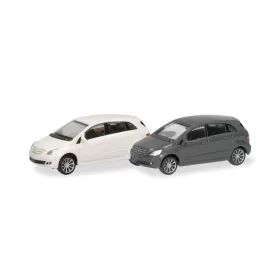 Herpa 066914 Mercedes-Benz B-Klasse, fehér és ezüst (N)