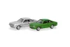 Herpa 066938  Opel Manta, zöld és ezüst (N)