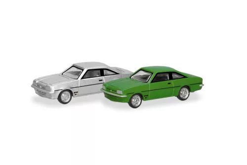 Herpa 066938  Opel Manta, zöld és ezüst (N)