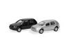 Herpa 066952 Volkswagen Golf IV, fekete és ezüst (N)