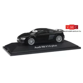   Herpa 070935 Audi R8 V10 plus, metál színben, mythosschwarz (1:43)