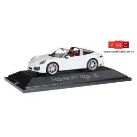 Herpa 071123 Porsche 911 Targa 4S - fehér (1:43)