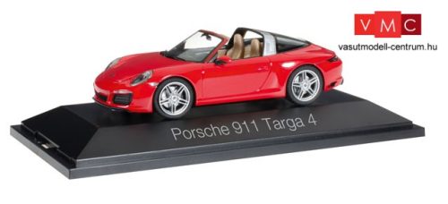 Herpa 071147 Porsche 911 Targa 4, piros (1:43)
