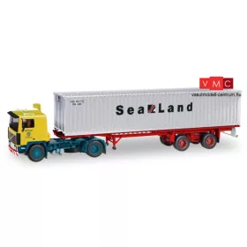   Herpa 071437 Volvo F 10 nyergesvontató, konténerszállító félpótkocsival - Auf Achse (1:50)
