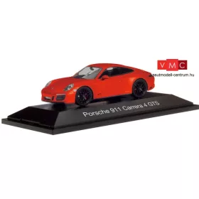   Herpa 071468 Porsche 911 Carrera 4 GTS lávanarancs színben (1:43)