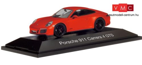 Herpa 071468 Porsche 911 Carrera 4 GTS lávanarancs színben (1:43)
