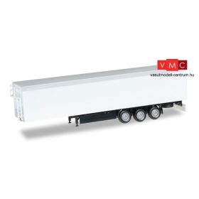 Herpa 076111-002 Alulürítős félpótkocsi, 3 tengelyes - fekete alvázzal (H0)