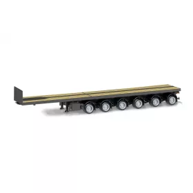   Herpa 076715-005 Nooteboom hattengelyes félpótkocsi - szürke (H0)