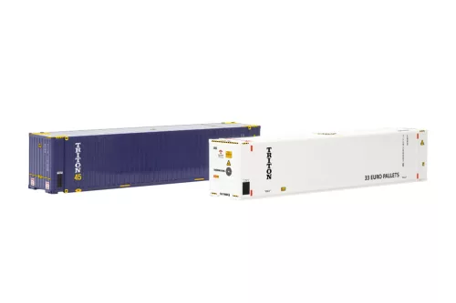 Herpa 076937-003 Konténer készlet: 2 x 45 lábas, TRITON (H0)