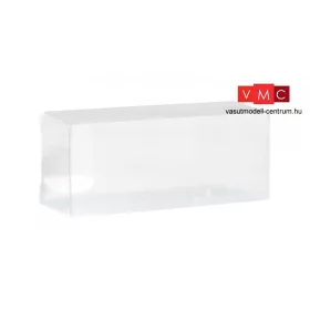   Herpa 084284 Átlátszó személyautótároló doboz, 50 db (64x27x24 mm) (H0)