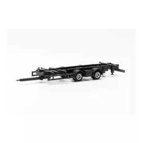   Herpa 085540 TS Tandem-pótkocsi alváz, csere-felépítményhez, 2 db (H0)