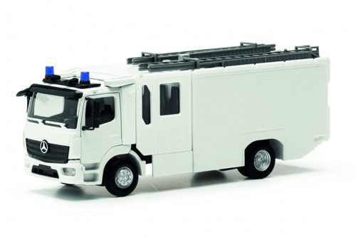 Herpa 085779 TS Mercedes-Benz Atego 2013 Z-Cab LF tűzoltóautó (H0) - Építőkészlet