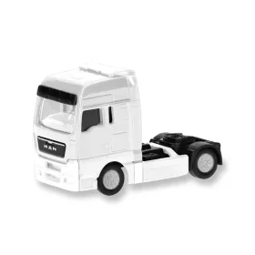   Herpa 086059 TS MAN TGX XXL nyergesvontató, fehér, 2 db (N) - Építőkészlet