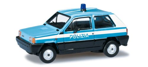 Herpa 090872 Fiat Panda "Polizia"(I),hellbl