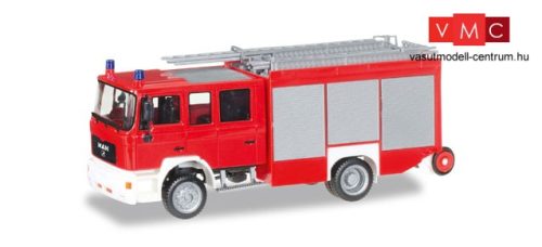 Herpa 092913 MAN M2000 HLF tűzoltó, Feuerwehr (H0) - feliratok nélkül