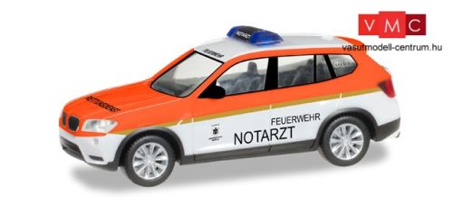 Herpa 093378 BMW X3, Feuerwehr München / Notarzt (H0)