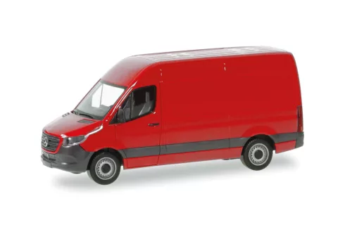 Herpa 093811-002 Mercedes-Benz Sprinter 18 HD, dobozos - piros (H0)