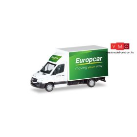 Herpa 093958 Mercedes-Benz Sprinter 2013 , doboz felépítménnyel - Europcar (H0)