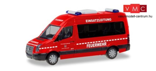 Herpa 094597 Volkswagen Crafter HD tűzoltó busz - Einsatzleitung Feuerwehr Eschwege (H0)