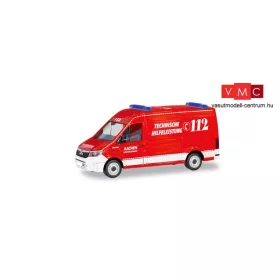 Herpa 094900 MAN TGE HD dobozos, tűzoltó - FW Aachen/THL (H0)
