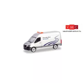 Herpa 094948 Mercedes-Benz Sprinter 2018 HD dobozos, Mercedes-Benz 24h Service (H0)