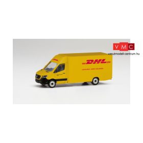 Herpa 095297 Mercedes-Benz Sprinter 2018 PVF dobozos, DHL (H0)