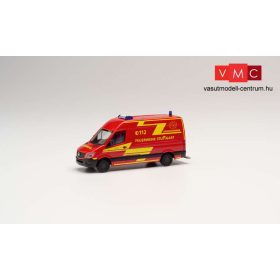 Herpa 095457 Mercedes-Benz Sprinter 2013 tűzoltó, dobozos - FW Stuttgart (H0)