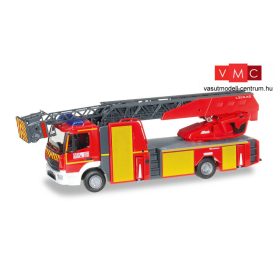 Herpa 095679 Mercedes-Benz Atego 2013 létrás tűzoltó, FW Mulhouse (H0)