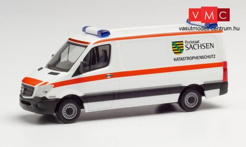 Herpa 095839 Mercedes-Benz Sprinter 2013 FD, Freistaat Sachsen / Katrastrophenschutz (H0)