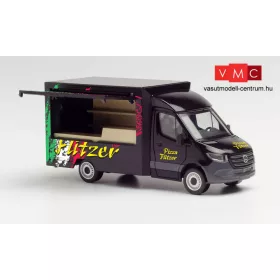   Herpa 095884 Mercedes-Benz Sprinter 2018 Foodtruck, Pizza Flitzer (H0)
