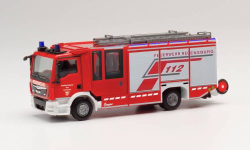 Herpa 096171 MAN TGL Z-Cab tűzoltó, FW Regensburg (H0)