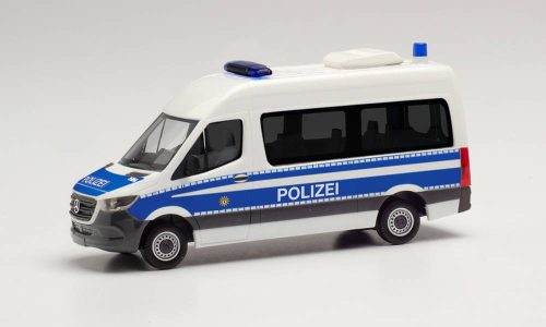 Herpa 096393 Mercedes-Benz Sprinter 2018 HD busz - Bearbeitungskraftwagen Bereitschaftspolizei 