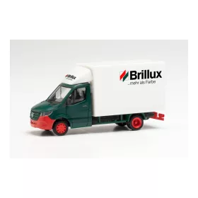   Herpa 096546 Mercedes-Benz Sprinter 2018, dobozos - Brilux (H0)